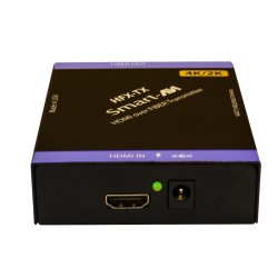 SmartAVI HDMI 2K/4K Multimode Fiber Extender. Includes: [HFX-TX, HFX-RX, 2 X (PS5VD3A-wllmt)]