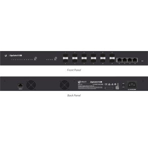 Ubiquiti EdgeSwitch 16 / 12 SFP+ Ports / 4 RJ45-10G / ES-16-XG