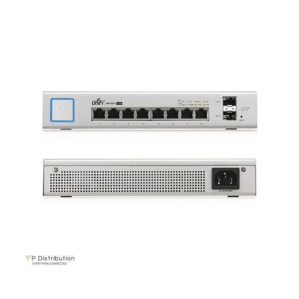 Ubiquiti UniFi Switch / 8 Port / 150W / PoE / 2 SFP / US-8-150W&nbsp;