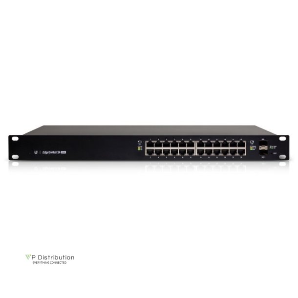 Ubiquiti EdgeSwitch 24 / 24 Gigabit RJ45 Ports / 2 SFP Ports / 250W / PoE+ / ES-24-250W