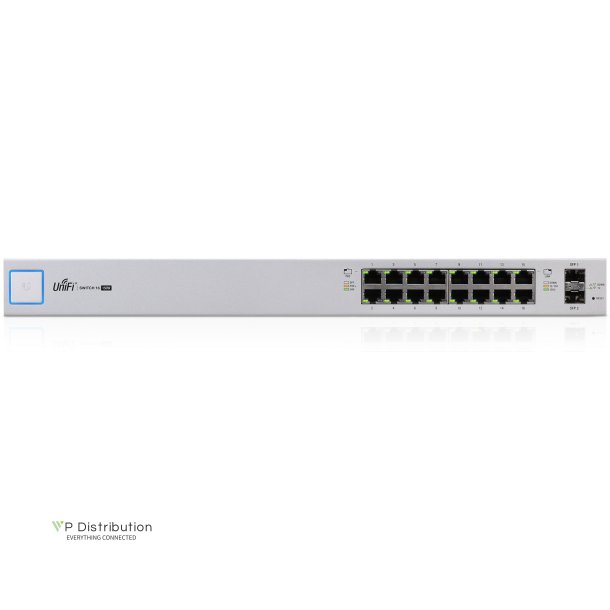 Ubiquiti UniFi Switch / 16 Ports / 150W / POE+ / 2 SFP / US-16-150W&nbsp;