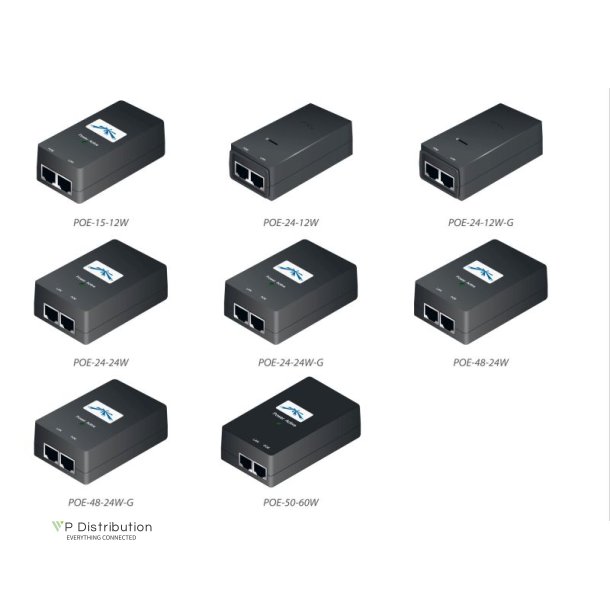 Ubiquiti PoE Injector, 24VDC, 12W, 5-Pack