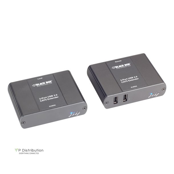 Black Box 2 Port Cat5 Usb 2.0 Extender