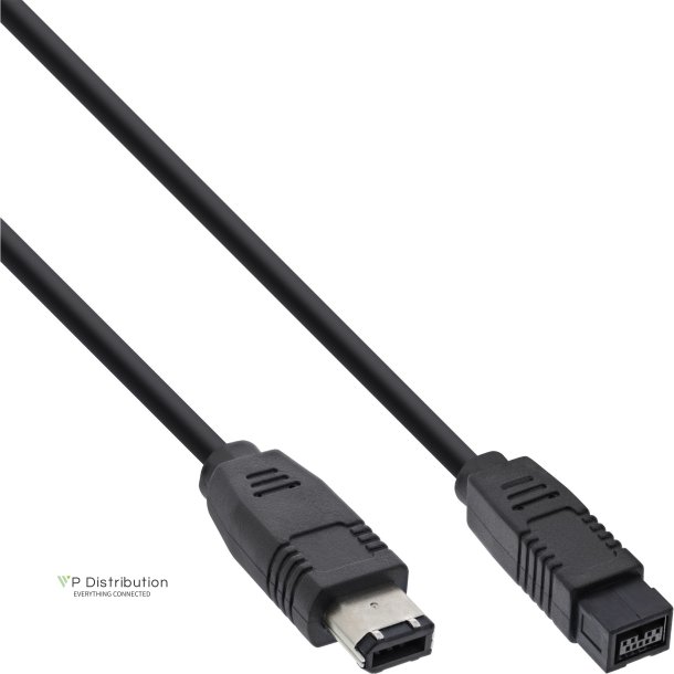 InLine FireWire 400 to 800 1394 Cable 6 to 9 Pin male 5m