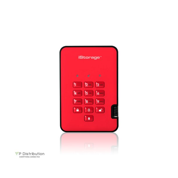 diskAshur2 256-bit 1TB - Red