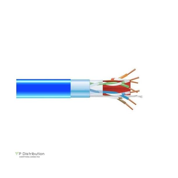 Black Box Cat6A Utp Lszh Bulk 305M Solid Blue