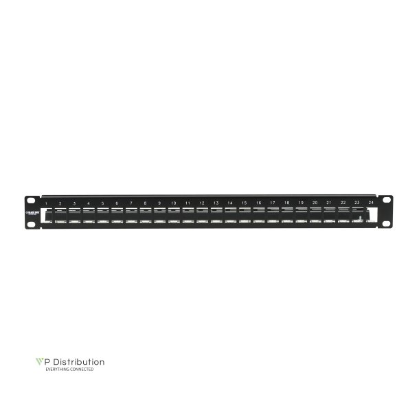 Black Box CAT7 PATCH PANEL 24 PORT BLANK