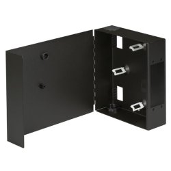Black Box FIBER WALLMOUNT CABINET 2 ADAPTER PANEL OPEN STYL