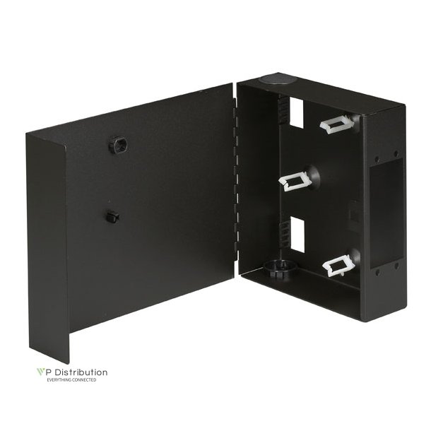 Black Box FIBER WALLMOUNT CABINET 2 ADAPTER PANEL OPEN STYL