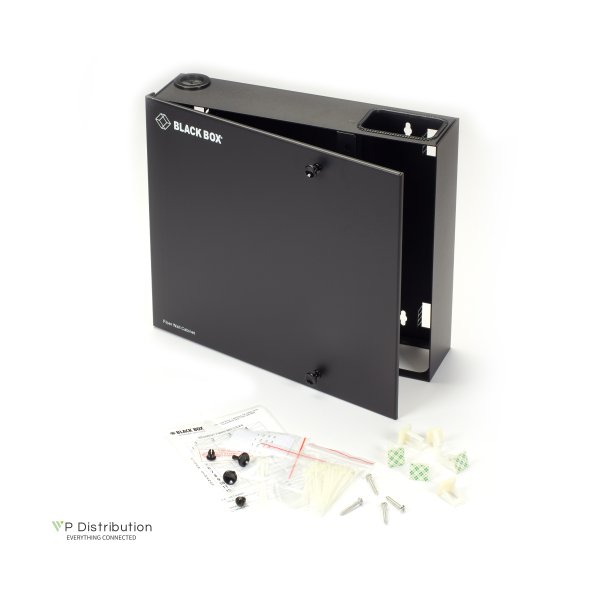 Black Box FIBER WALLMOUNT CABINET 4 ADAPTER - NON LOCK