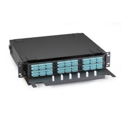 Black Box FIBER RACKMOUNT CABINET, 6 ADAPTER SHELF