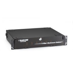 Black Box FIBER RACKMOUNT CABINET, 6 ADAPTER SHELF