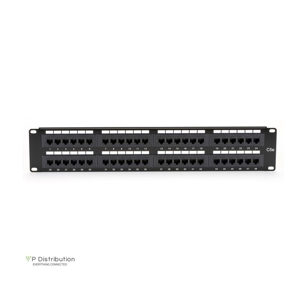 Black Box CAT5E PATCH PANEL 48 PORT