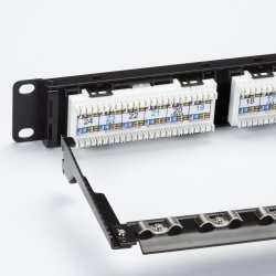 Black Box GIGATRUE CAT6 PATCH PANEL - 1U, UNSHIELDED, 24-PORT
