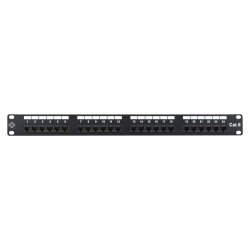 Black Box GIGATRUE CAT6 PATCH PANEL - 1U, UNSHIELDED, 24-PORT