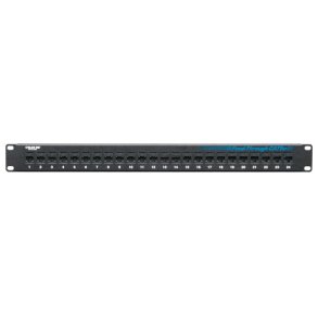Black Box FEED THROUGH PATCH PANEL - UNSHIELDED - 24 PORT