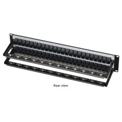 Black Box FEED THROUGH PATCH PANEL - UNSHIELDED - 48 PORT