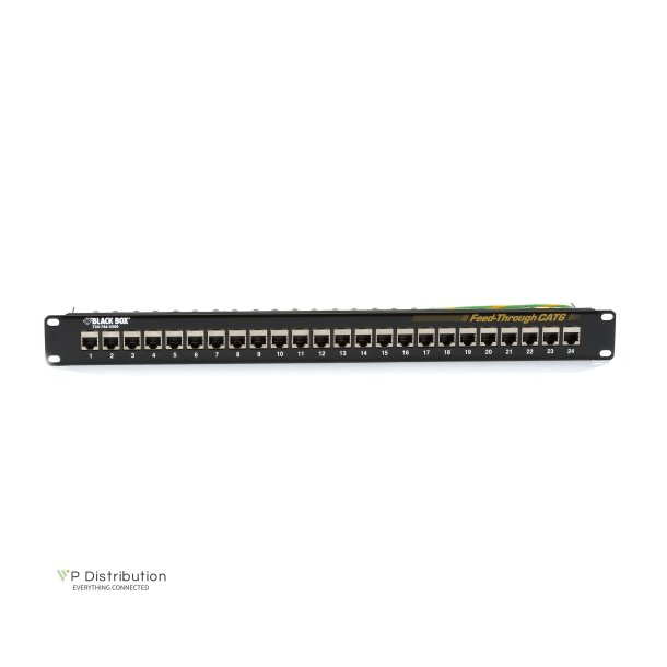 Black Box CAT6 FEED THROUGH SHIELDED 24 PORT