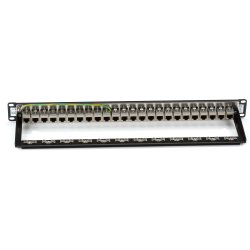 Black Box CAT6 FEED THROUGH SHIELDED 24 PORT