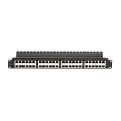 Black Box CAT6 FEED THROUGH SHIELDED 1U HD STP 48 PORT