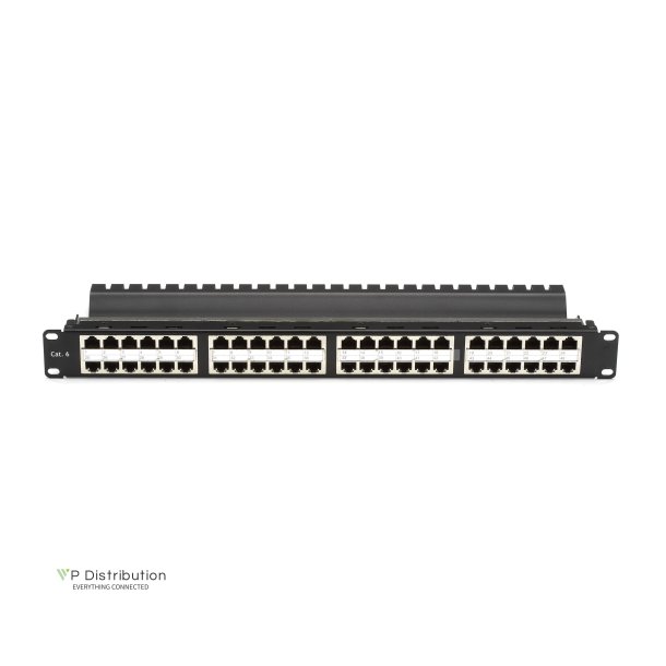 Black Box CAT6 FEED THROUGH SHIELDED 1U HD STP 48 PORT