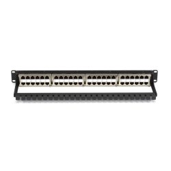Black Box CAT6 FEED THROUGH SHIELDED 1U HD STP 48 PORT