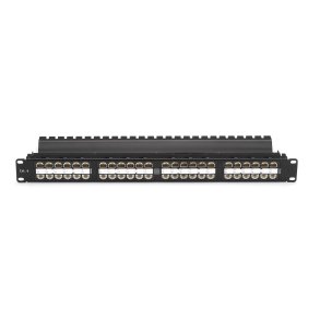 Black Box CAT6 FEED-THRU PANEL 1U HIGH DENSITY UTP 48 PR