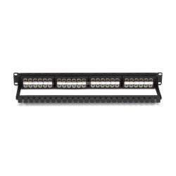 Black Box CAT6 FEED-THRU PANEL 1U HIGH DENSITY UTP 48 PR