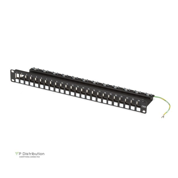 Black Box CAT6A BLANK PATCH PANEL 24 PORT