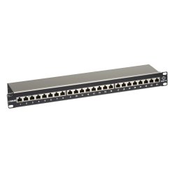 Black Box CAT6 SHIELDED PATCH PANEL STP 1U 24 PORT