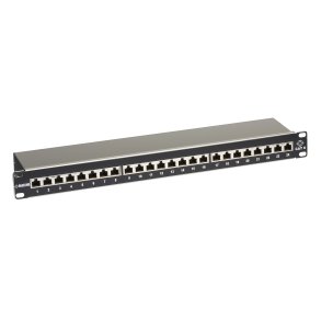 Black Box CAT6 SHIELDED PATCH PANEL STP 1U 24 PORT