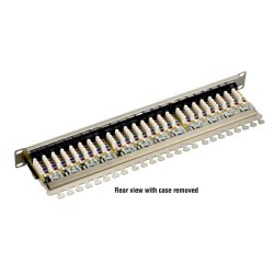 Black Box CAT6 SHIELDED PATCH PANEL STP 1U 24 PORT