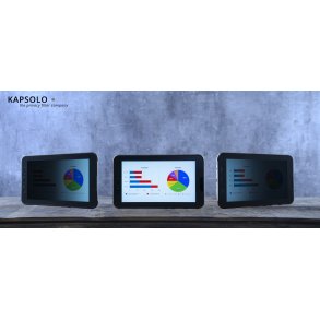 KAPSOLO 4-Way Adhesive Privacy Screen / Privacy Filter for iPad 2/3