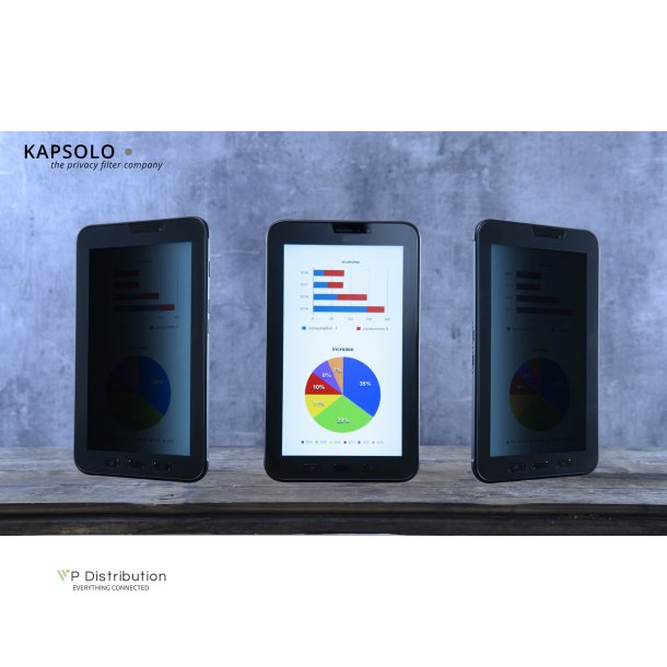 KAPSOLO 2-Way Adhesive Privacy Screen / Privacy Filter for Chromebook Tab 10