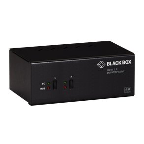 Black Box 2 Port, Dual Head, Hdmi, Usb3, Audio Kvm Switch