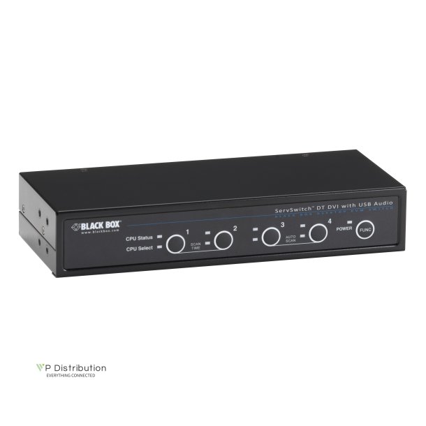 Black Box 4 PORT DVI-D USB WITH BIDIRECTIONAL USB AUDIO