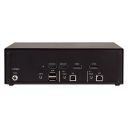 Black Box Niap4 Secure Kvm Switch, 2 Port Single Head Dp W/Mst (Hdmi O