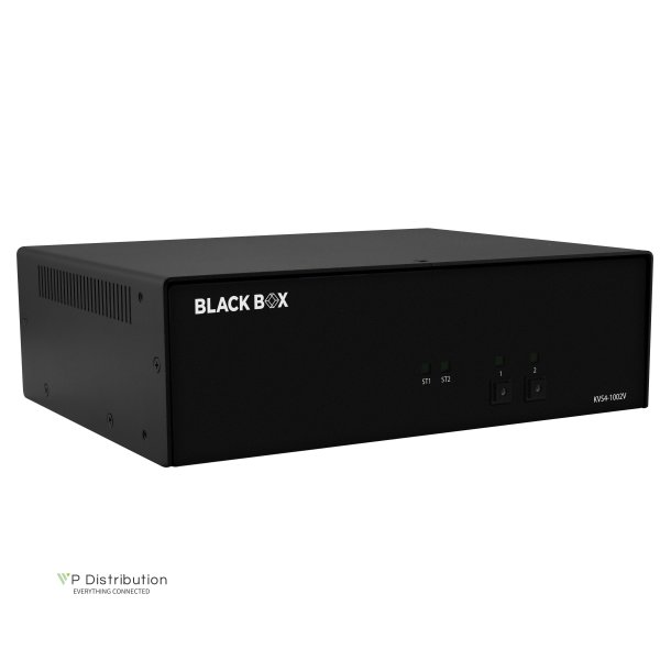 Black Box Niap4 Secure Kvm Switch, 2 Port Single Head Dp