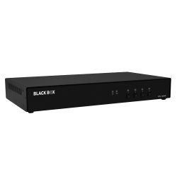 Black Box Niap4 Secure Kvm Switch, 4 Port Single Head Dp W/Mst (Hdmi O