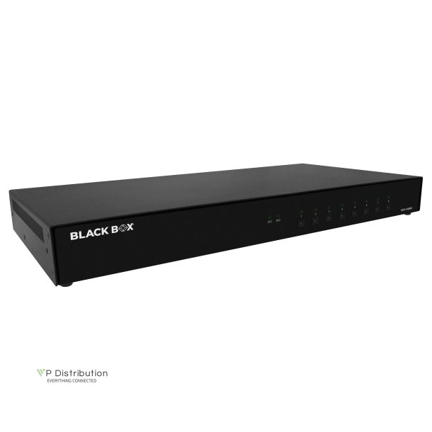 Black Box Niap4 Secure Kvm Switch, 8 Port Single Head Dp, Cac