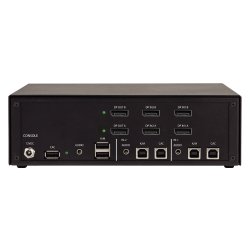 Black Box Niap4 Secure Kvm Switch, 2 Port Dual Head Dp, Cac