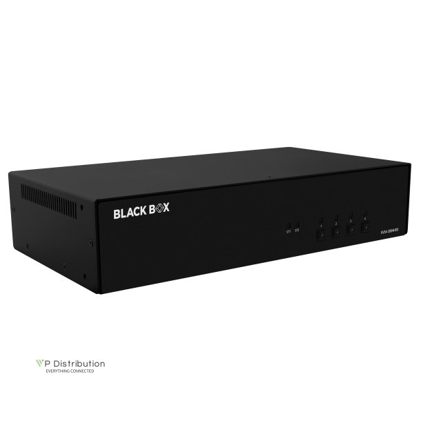 Black Box Niap4 Secure Kvm Switch, 4 Port Dual Head Hdmi/Dp, Cac