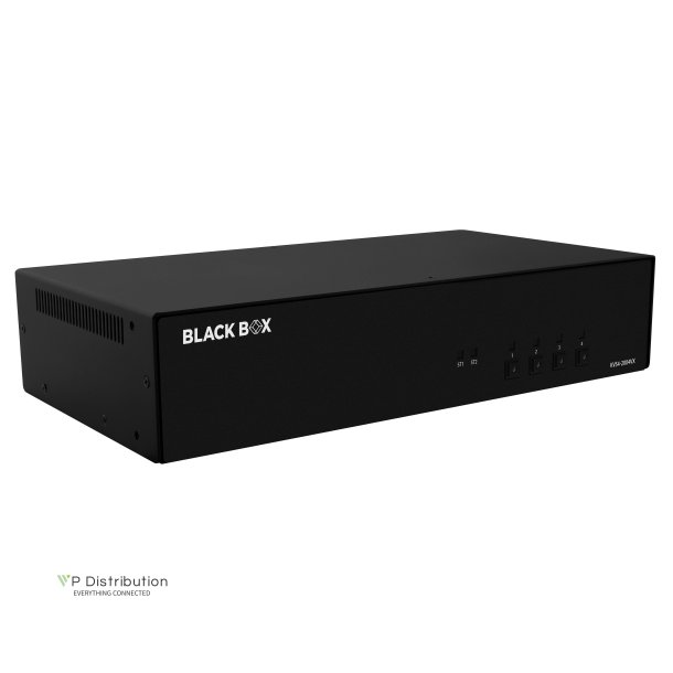 Black Box Niap4 Secure Kvm Switch, 4 Port Dual Head Dp, Cac