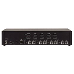 Black Box Niap4 Secure Kvm Switch, 4 Port Dual Head Dp, Cac
