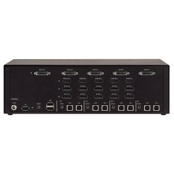Black Box Niap4 Secure Kvm Switch, 4 Port Quad Head Dvi, Hdmi, Dp, Cac