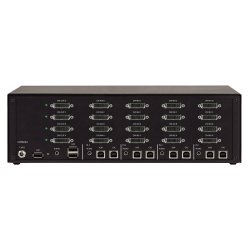 Black Box Niap4 Secure Kvm Switch, 4 Port Quad Head Dp, Cac