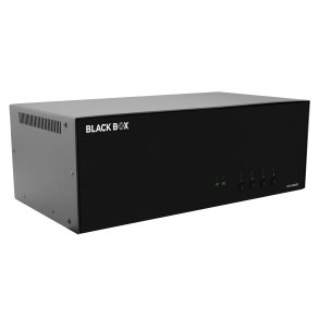Black Box Niap4 Secure Kvm Switch, 4 Port Quad Head Dp, Cac