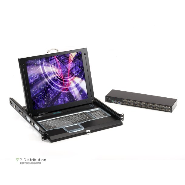 Black Box SERVTRAY 17" (16 PORT) VG USB/PS/2 PORT