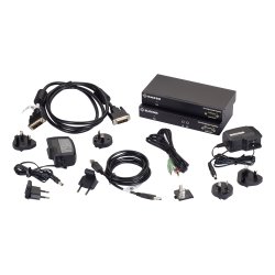 Black Box Kvx Series Dvi-D Fibre Kvm Extender, Sh, Tx+Rx