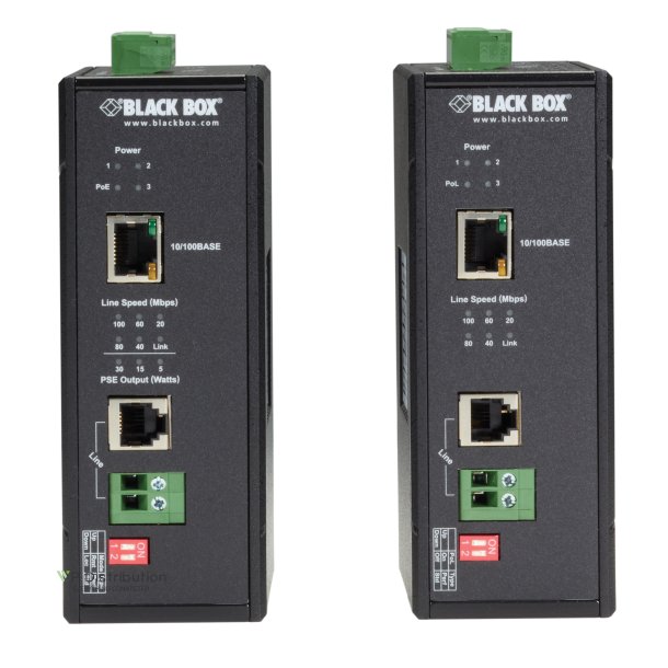 Black Box Hardened Pol Poe Ethernet Extender Kit